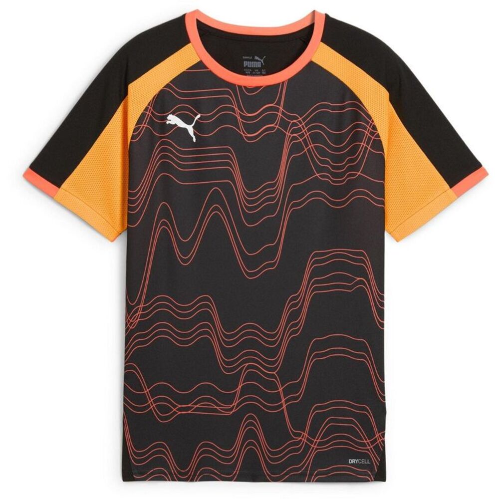 Puma Childrens/Kids Individualliga Graphic T-Shirt / Black/Orange